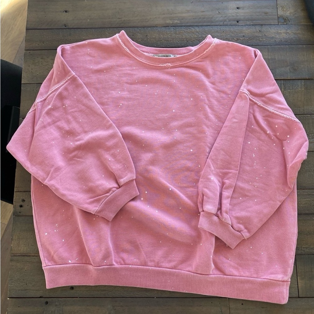 Allsaints Storn Pink Sweatshirt